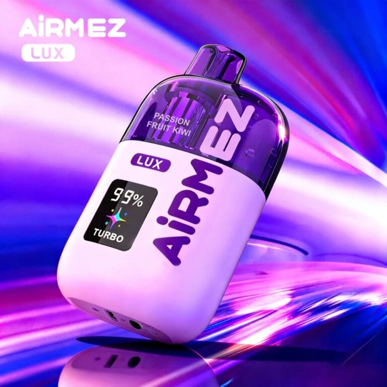 airmez lux 60k passion fruit kiwi led display closeup