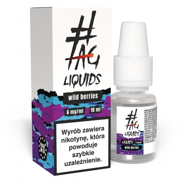 Butelka liquidu do e-papierosa z wyraźnym napisem Sole nikotynowe lub Nic Salts na etykiecie, wskazująca na specyficzny rodzaj nikotyny.
