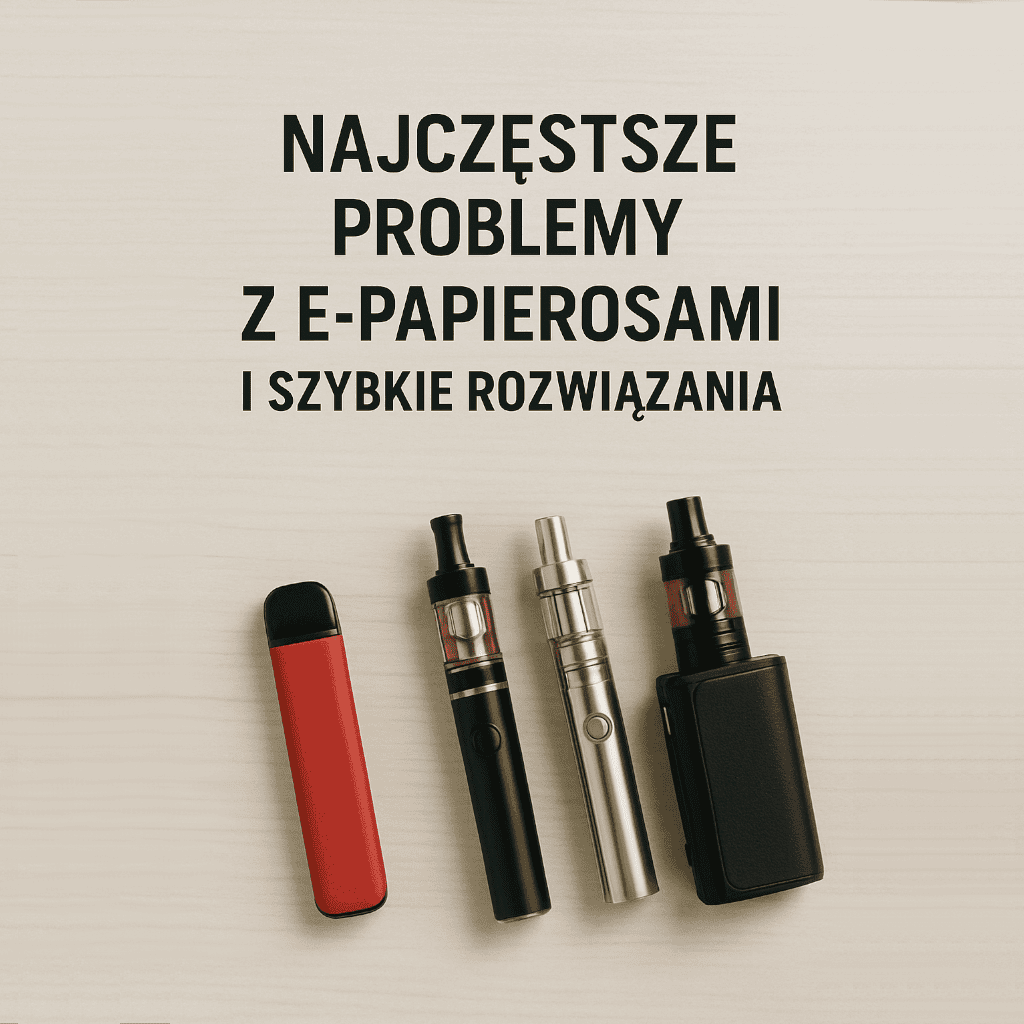 E-papieros pokryty drobnymi kroplami wody (rosa) z powodu kondensacji, po przeniesieniu z zimnego otoczenia do ciepłego i wilgotnego pomieszczenia.