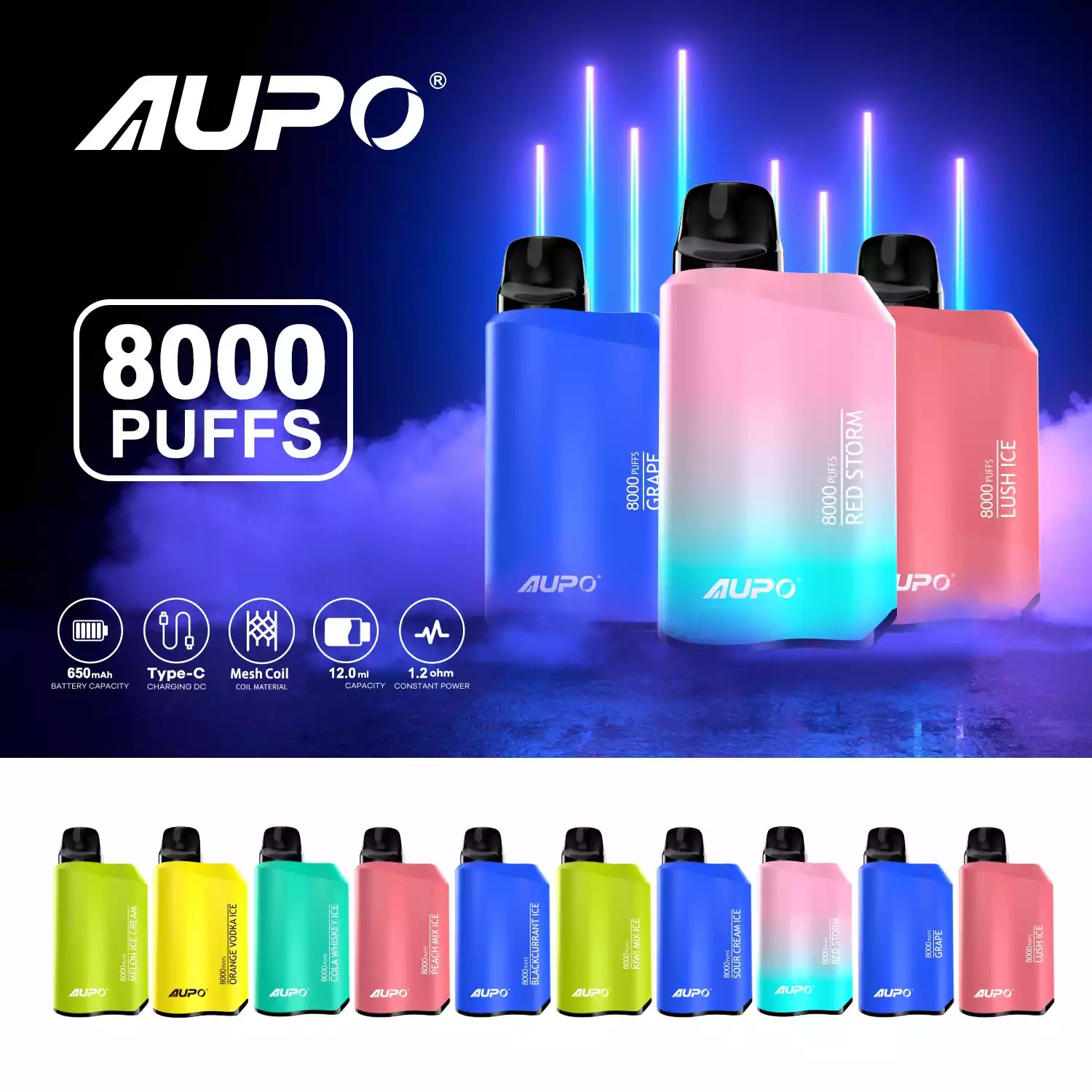 Jednorazowy e-papieros Airmez Matrix Pro 30000 Puffs, symbolizujący zaawansowane konstrukcje o dużej wydajności i wielokomorowych zbiornikach.